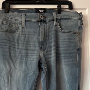 PAIGE Women's Light Blue Skinny Jeans